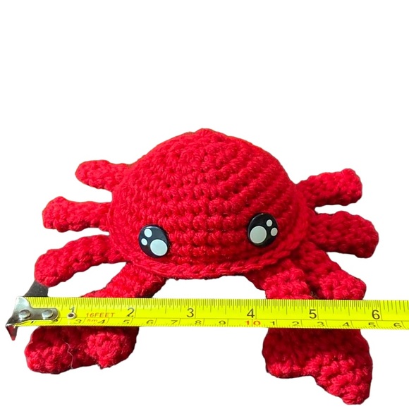 Crab plush crochet handmade - Picture 2 of 2